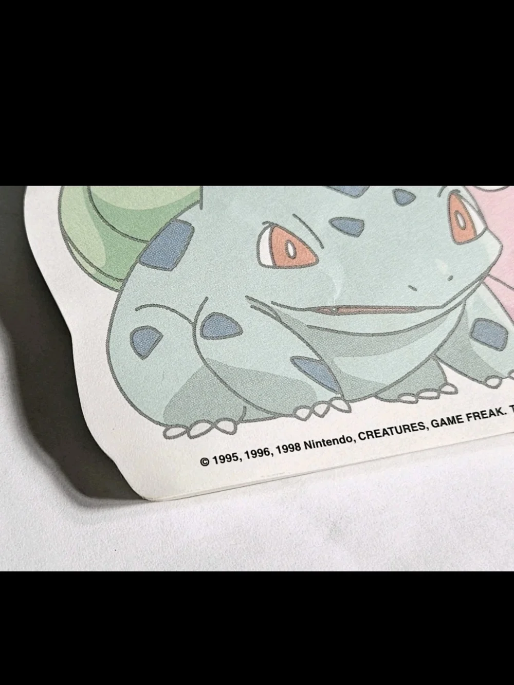 Pokemon Roseart Stationary Note Pad Charmander, Pickachu, Squirtle 1999 Vintage